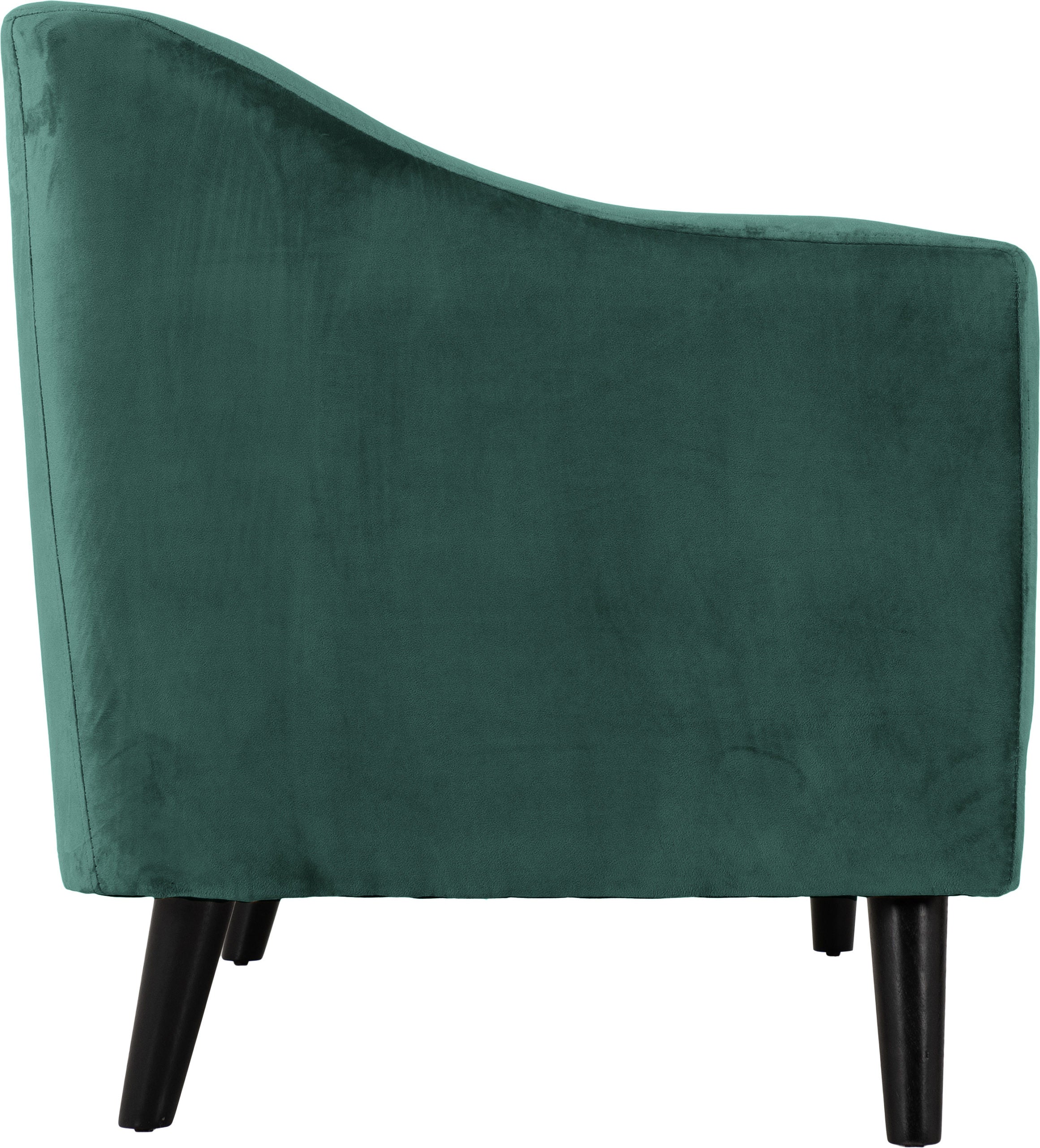 Ashley 2 Seater Sofa Green Velvet Fabric