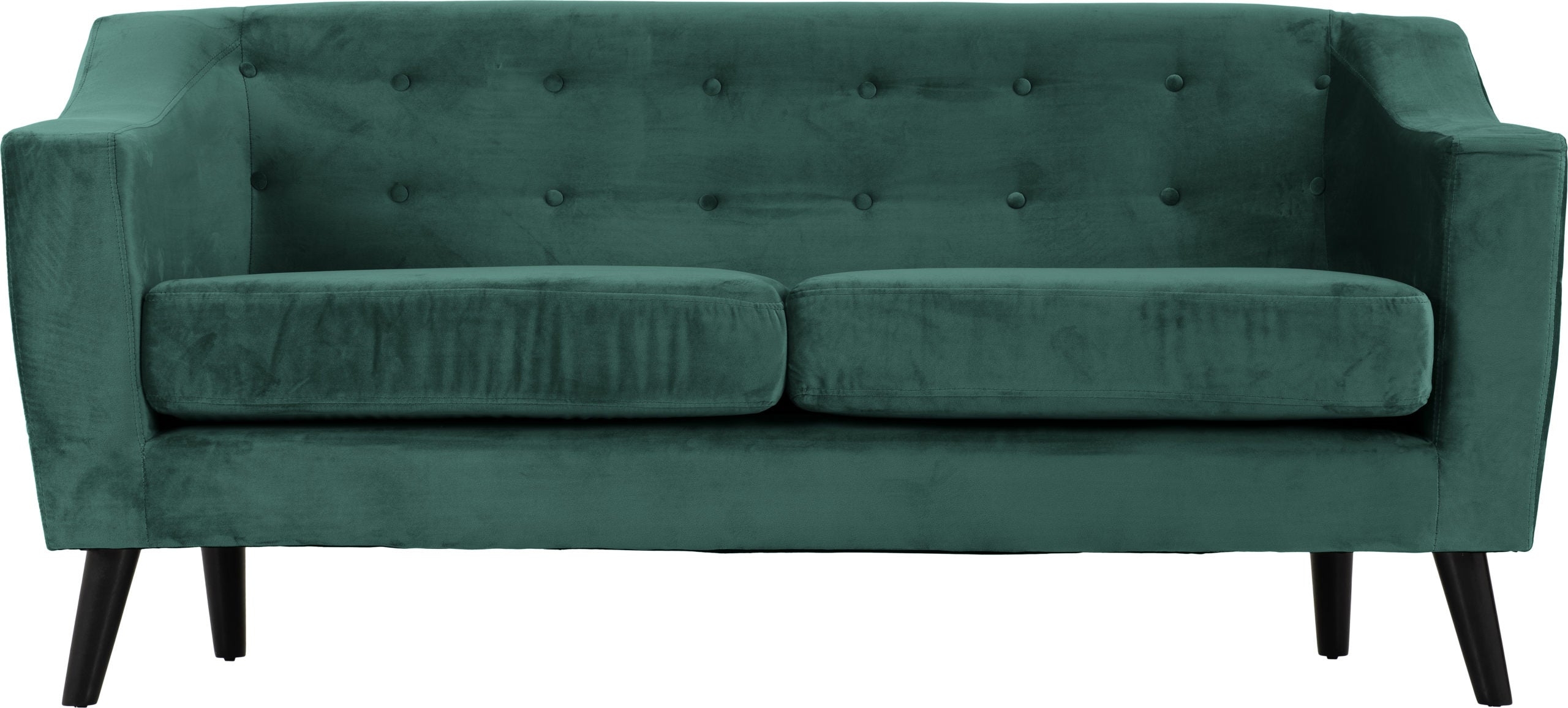 Ashley 3 Seater Sofa Green Velvet Fabric