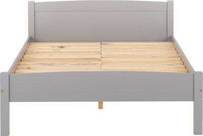 Amber 4'6" Bed Grey Slate