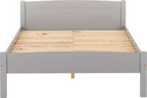 Amber 4'6" Bed Grey Slate