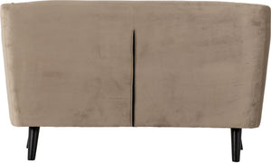 Ashley 2 Seater Sofa Oyster Velvet Fabric