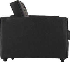 Astoria Sofa Bed Black Faux Leather