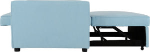 Astoria Sofa Bed Light Blue Fabric