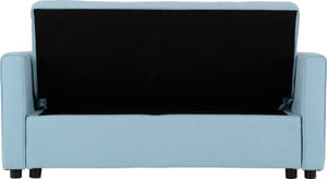 Astoria Sofa Bed Light Blue Fabric