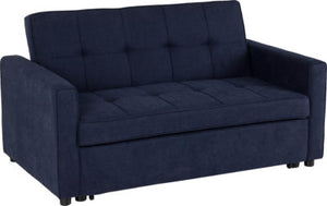 Astoria Sofa Bed Navy Blue Fabric
