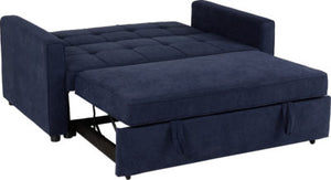 Astoria Sofa Bed Navy Blue Fabric