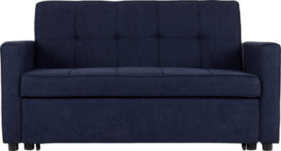 Astoria Sofa Bed Navy Blue Fabric
