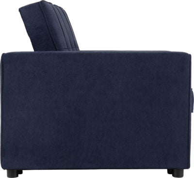 Astoria Sofa Bed Navy Blue Fabric