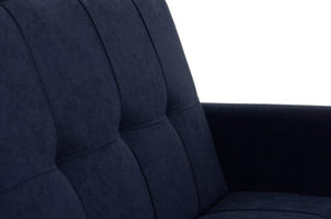 Astoria Sofa Bed Navy Blue Fabric
