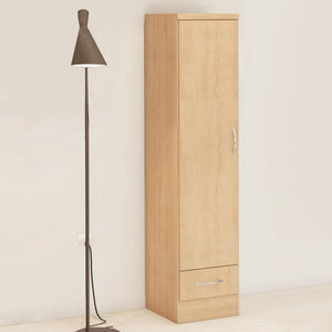 Nevada 1 Door 1 Drawer Wardrobe Sonoma Oak Effect