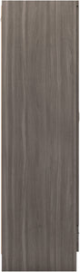 Nevada 2 Door 1 Drawer Wardrobe Black Wood Grain