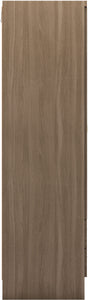 Nevada 3 Door 2 Drawer Mirrored Wardrobe Rustic Oak Effect