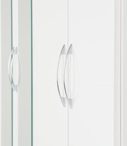 Nevada 4 Door 2 Drawer Mirrored Wardrobe Sonoma Oak Effect