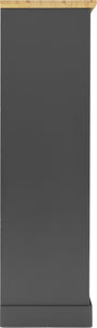 Toledo 2 Door Wardrobe Grey/Oak Effect