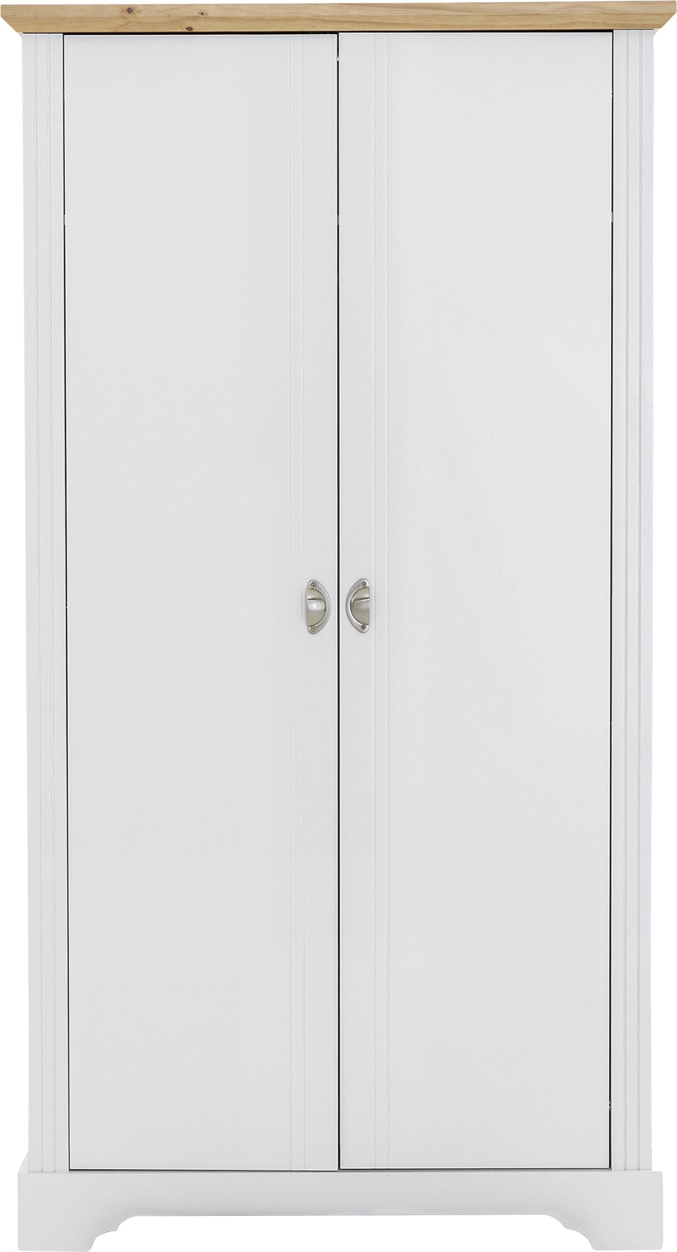 Toledo 2 Door Wardrobe White/Oak Effect