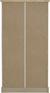 Toledo 2 Door Wardrobe White/Oak Effect
