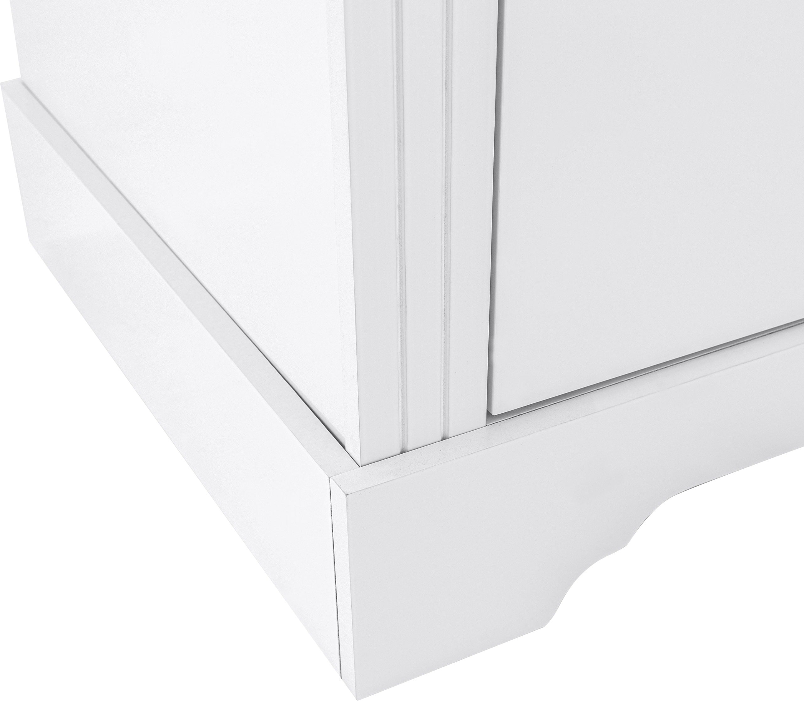 Toledo 2 Door Wardrobe White/Oak Effect