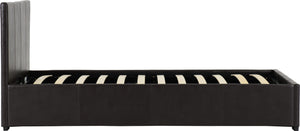 Waverley 3' Storage Bed Brown Faux Leather