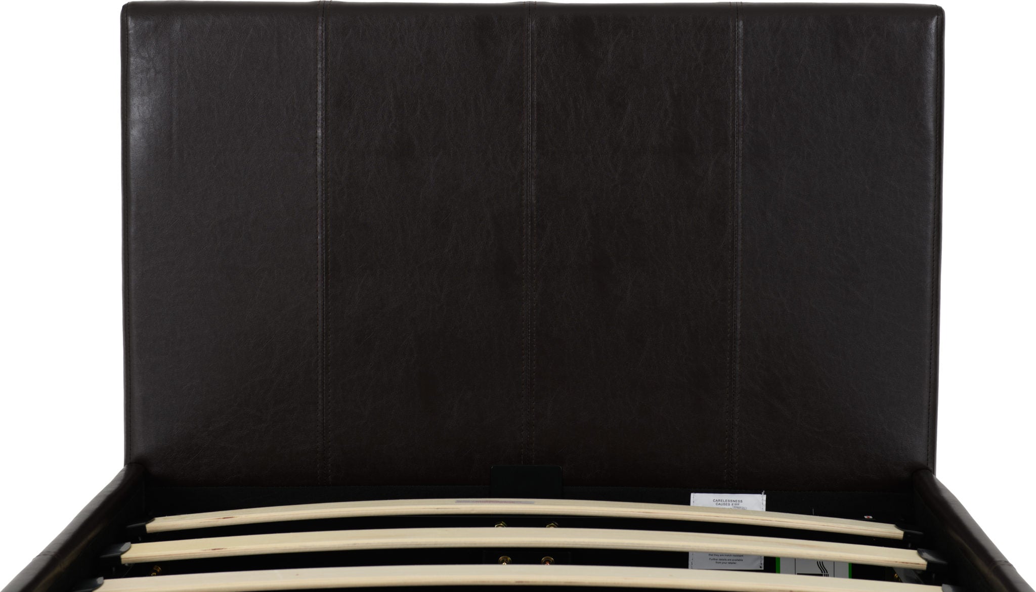 Waverley 3' Storage Bed Brown Faux Leather