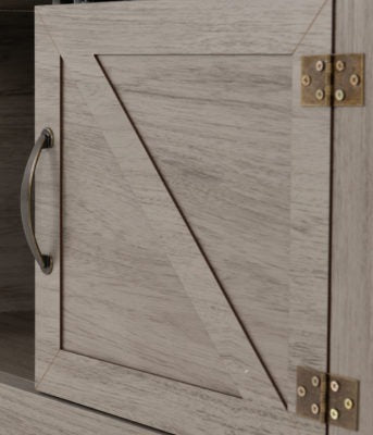 Zurich 1 Door Coffee Table Grey Wood Grain