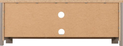 Zurich 2 Door TV Unit Grey Wood Grain