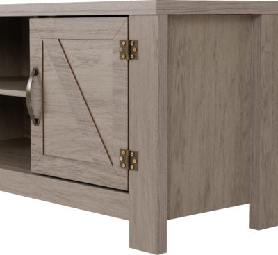 Zurich 2 Door TV Unit Grey Wood Grain